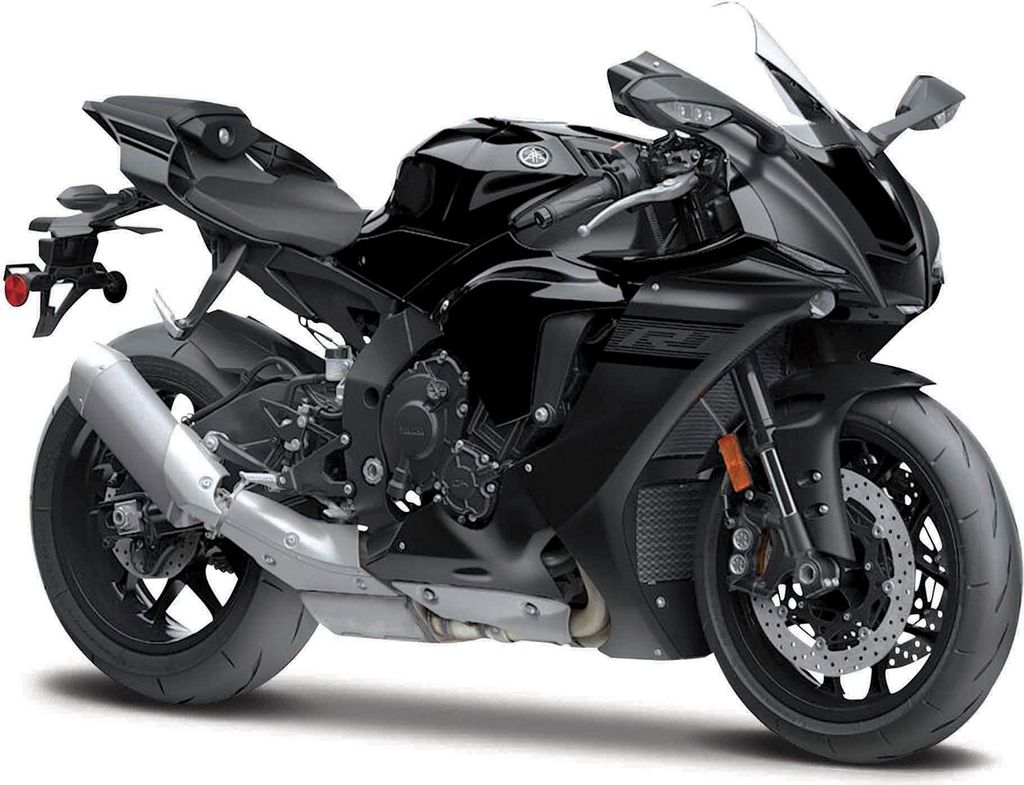 Maisto - Moto con cavalletto, Yamaha YZF-R1, nero, 1:12 Immagine del prodotto 