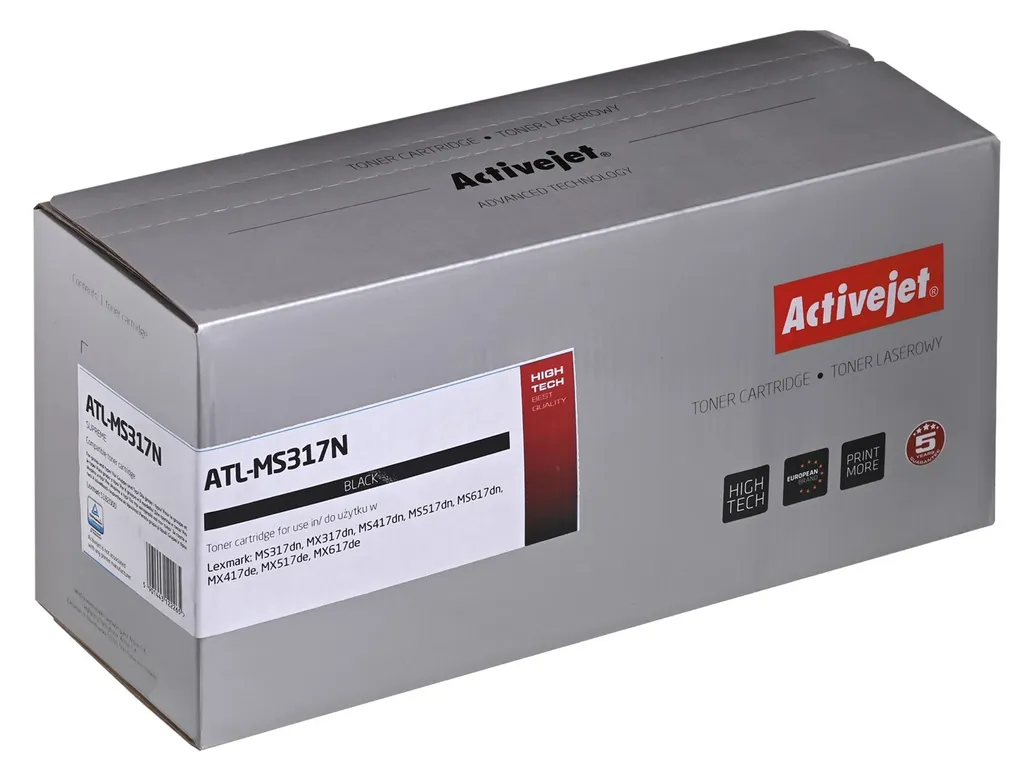 Toner de rechange Lexmark 51B2000 Activejet pour bureau