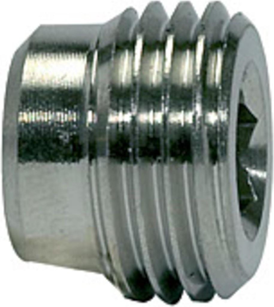 Riegler Verschlussschraube, Innensechskant, ohne Bund, G 1/8, ES 1.4571