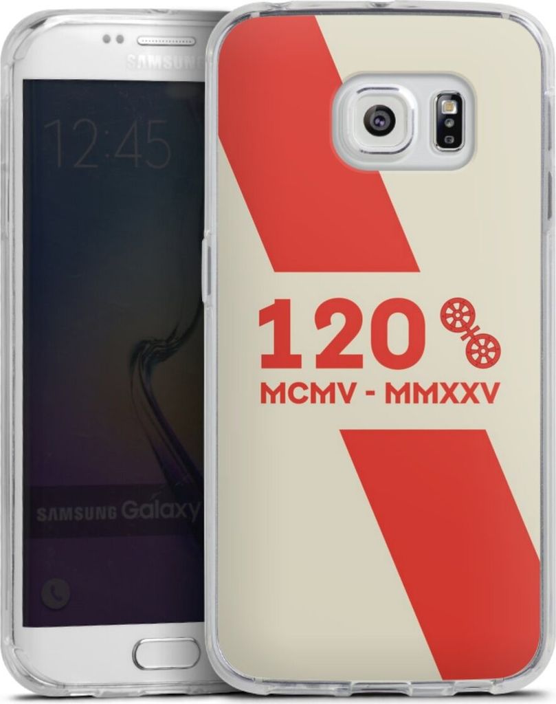 DeinDesign Handyhülle für Samsung Galaxy S6 Edge Silikon Hülle Case Smartphone Schutzhülle 1. FSV Mainz 05 E.V. 120 Jahre Bundesliga