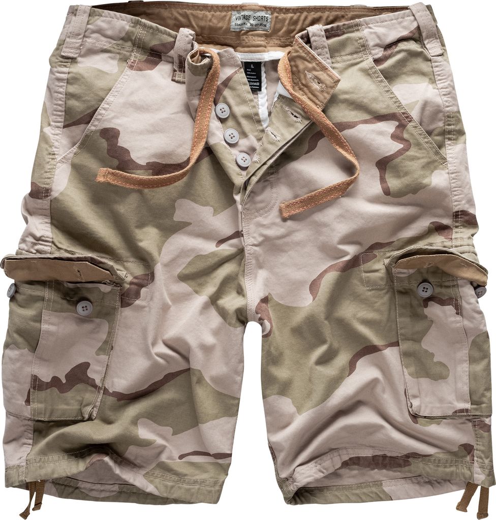 SURPLUS Vintage Shorts, 3 Farben desert