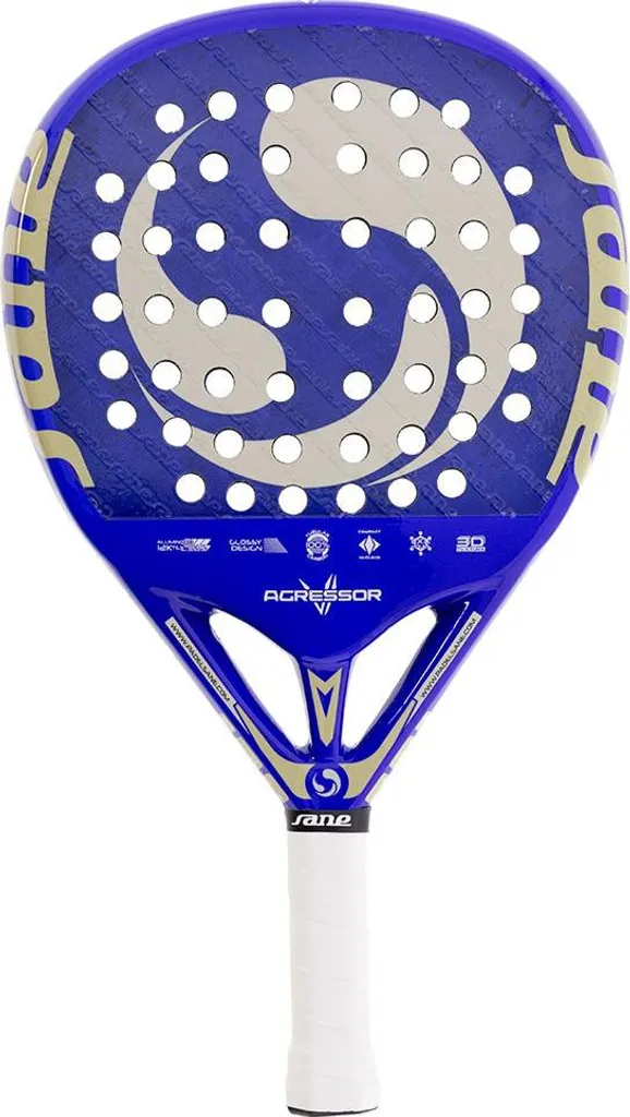 Raquette de padel Sane Padel Aggressor Vi Bleue - Équilibre et Puissance