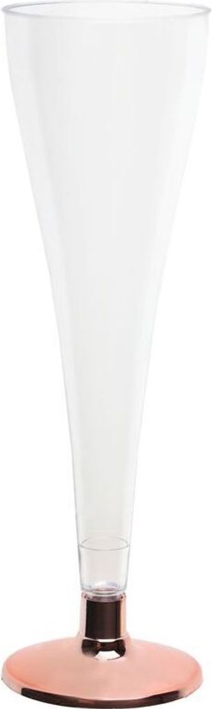 420 Mehrweg Sektgläser Champagnergläser 120 ml Wiederverwendbar Kunststoff unzerbrechlich transparent Sektflöte roségold