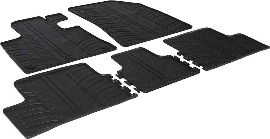 Gummi-Fußmatten Citroen C4 Picasso / SpaceTourer 2013-2022 (5 Sitze)
