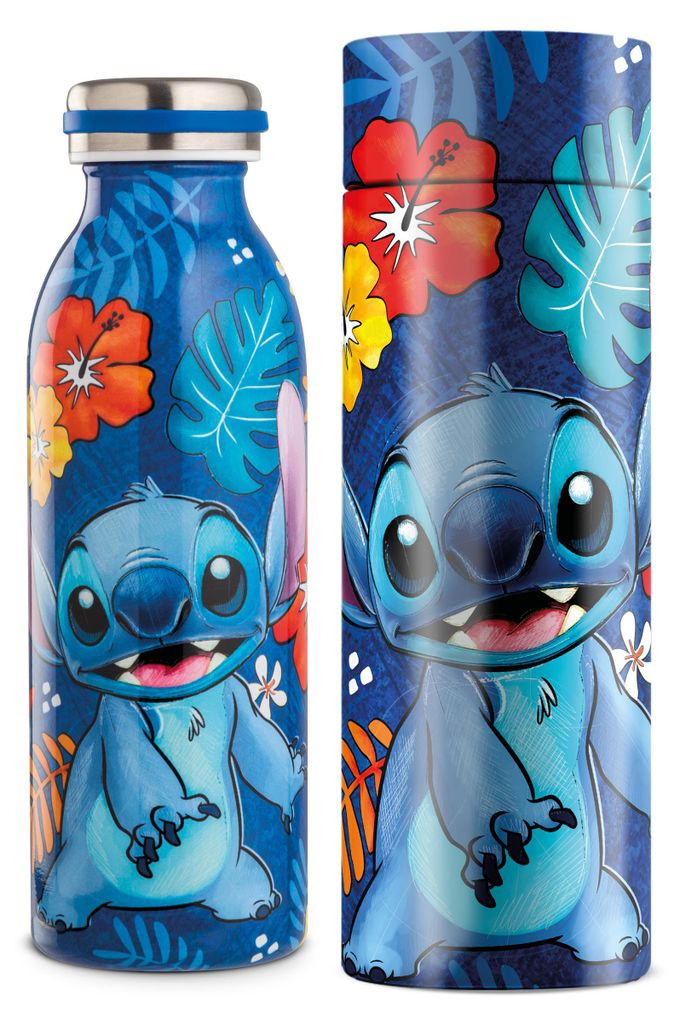 Thermosflasche mit blauem Stich