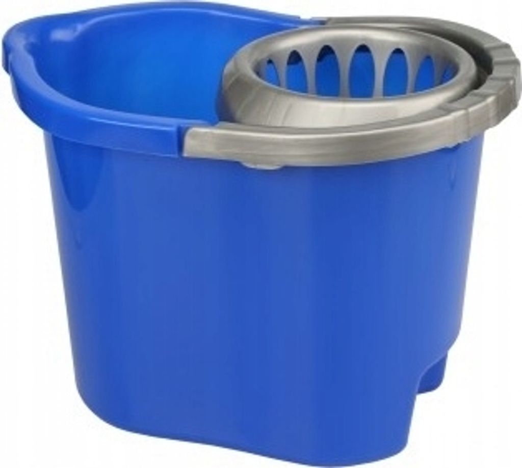 Wischeimer mit Auswringer 13 l blau