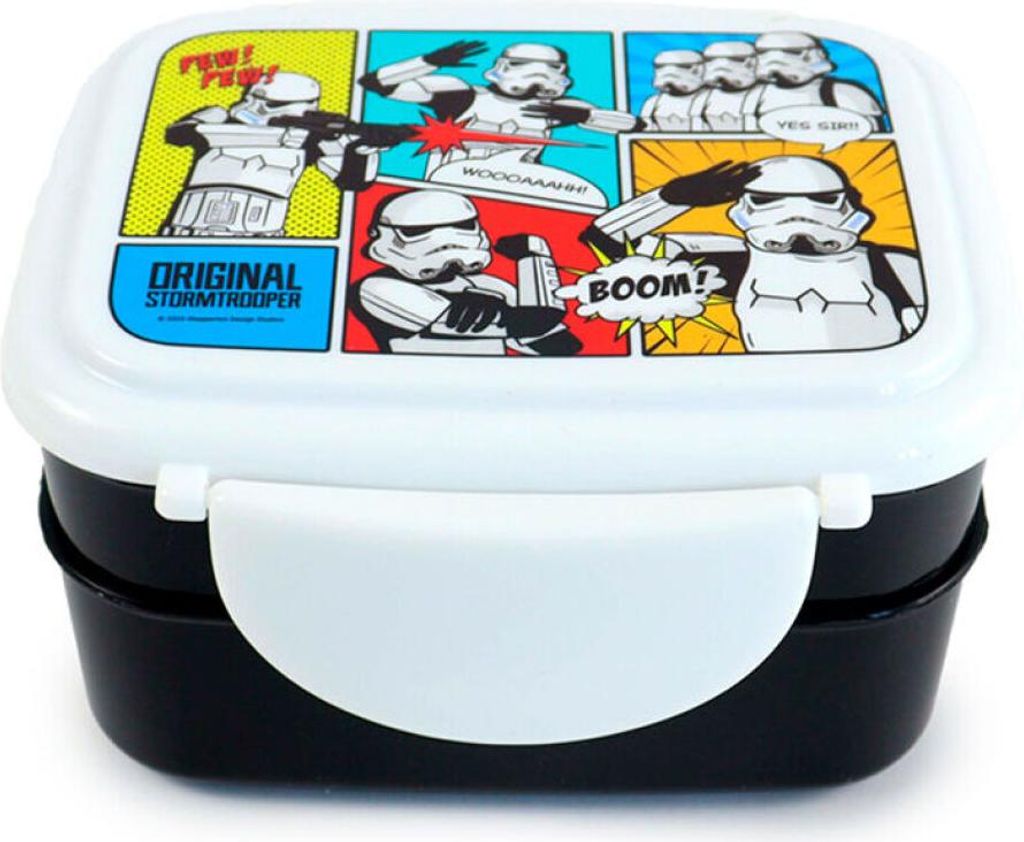 Star Wars Imperial Stormtrooper Brotdose mit Besteck Produktbild 