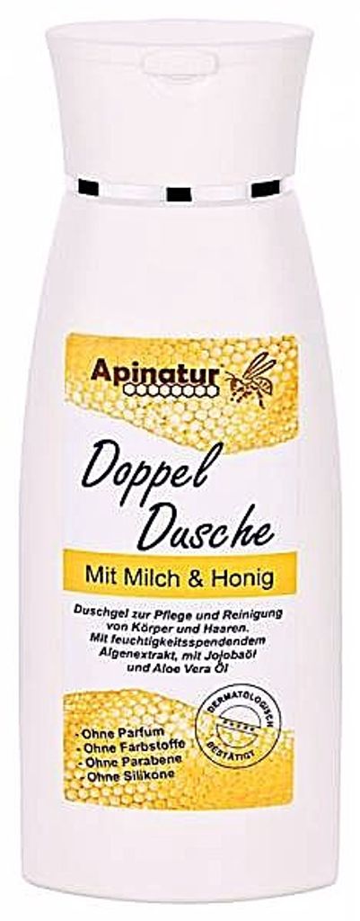 Duschgel Doppel Dusche Apinatur - Milch und Honig Produktbild 