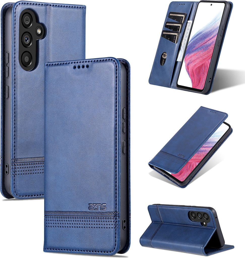 Leder Hülle für Samsung Galaxy A54 5G, Klapphüllen Produktbild 