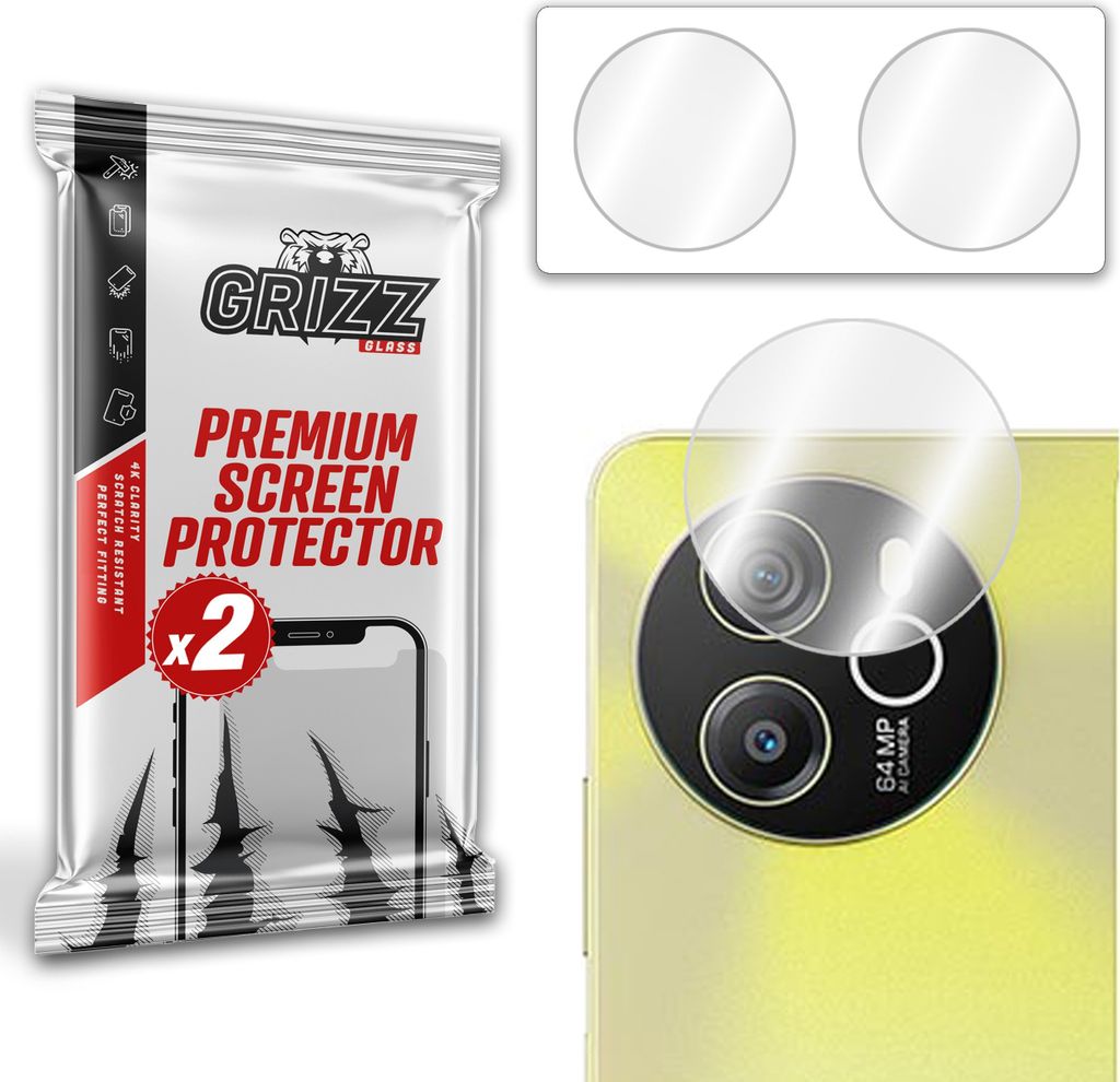 Glas für die Kamera GrizzGlass HybridGlass für Blackview Shark 8