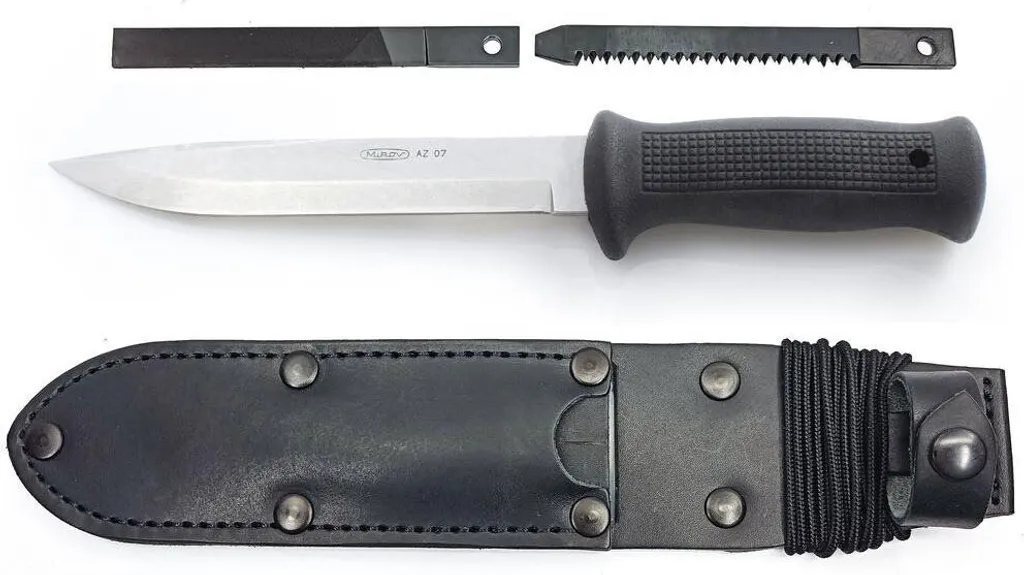 Couteau militaire Mikov UTON AZ 07 avec manche gomme antidérapant