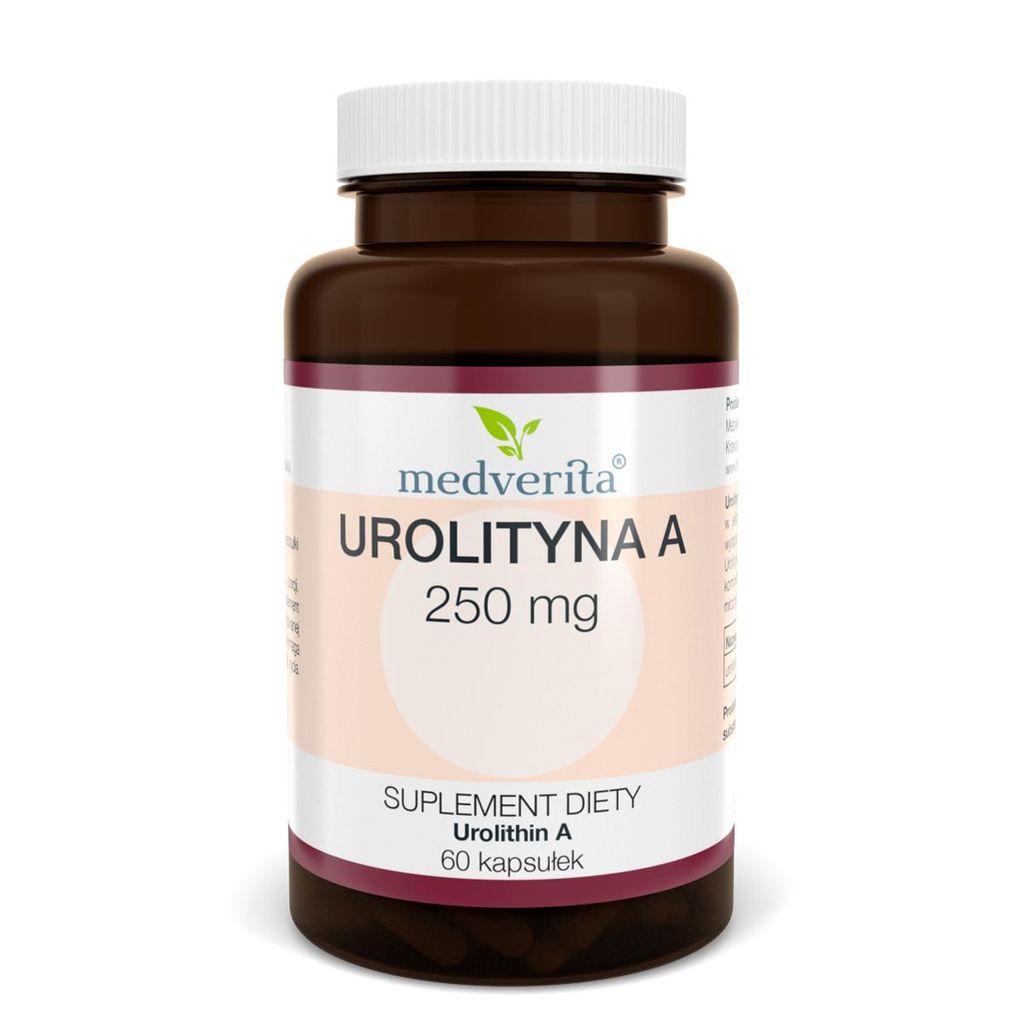 MEDVERITA Urolityna A 250 mg - 60 kapsułek Zdjęcie produktu 