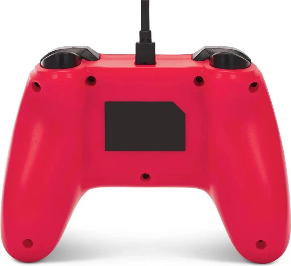 Manette Filaire PowerA Switch Raspberry Red - Accessoire Gaming Ergonomique - 3