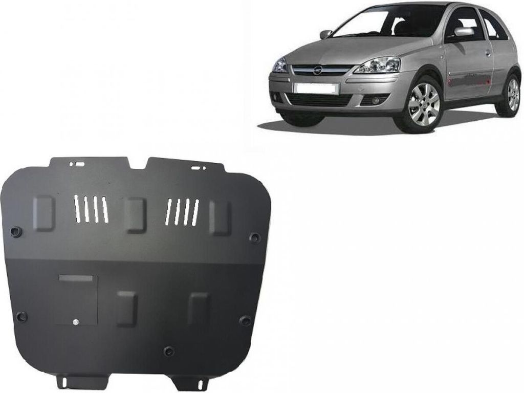 Stahl Unterfahrschutz für Motor Opel Corsa C