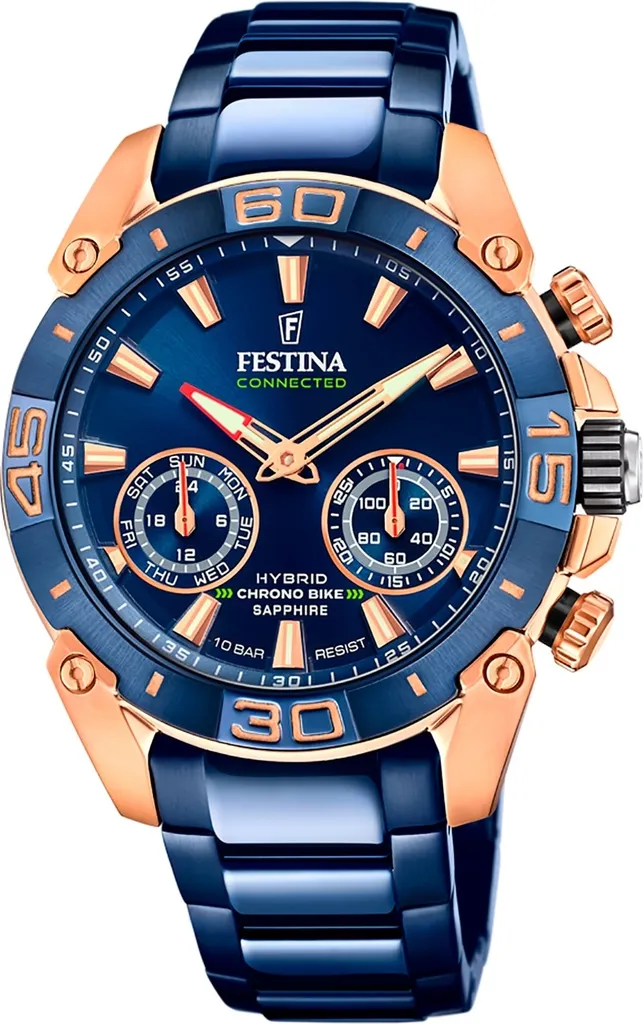 Montre Homme Festina Sport en Acier Inox Bleu D2UF20549/1 Élégante