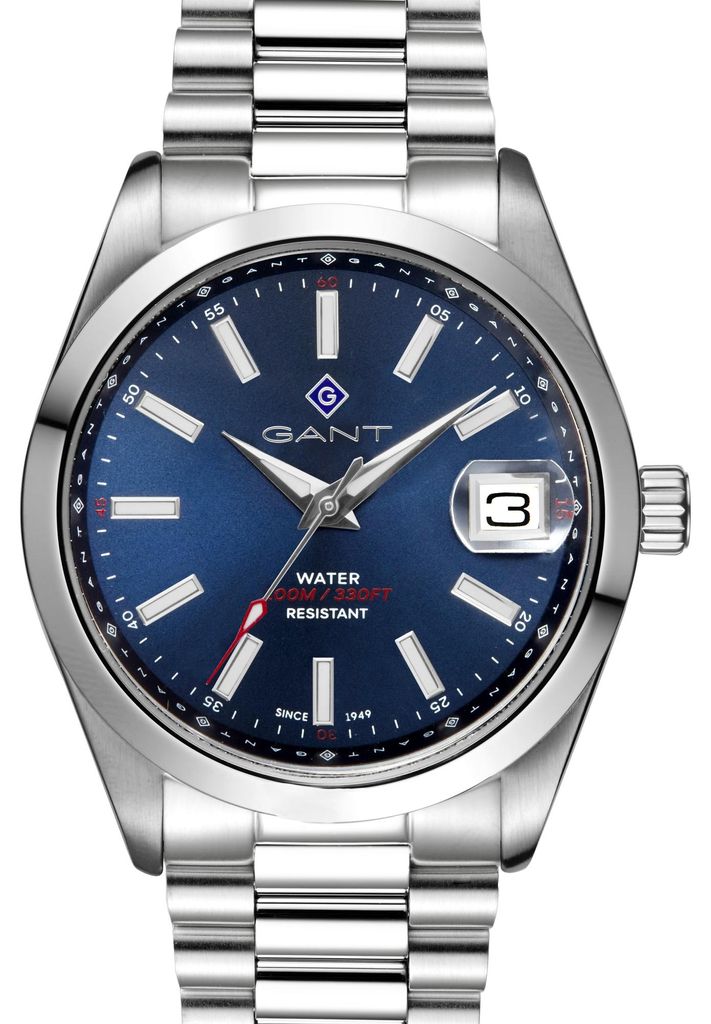 Gant G161020 Quarz-Herrenuhr Eastham Stahl/Blau