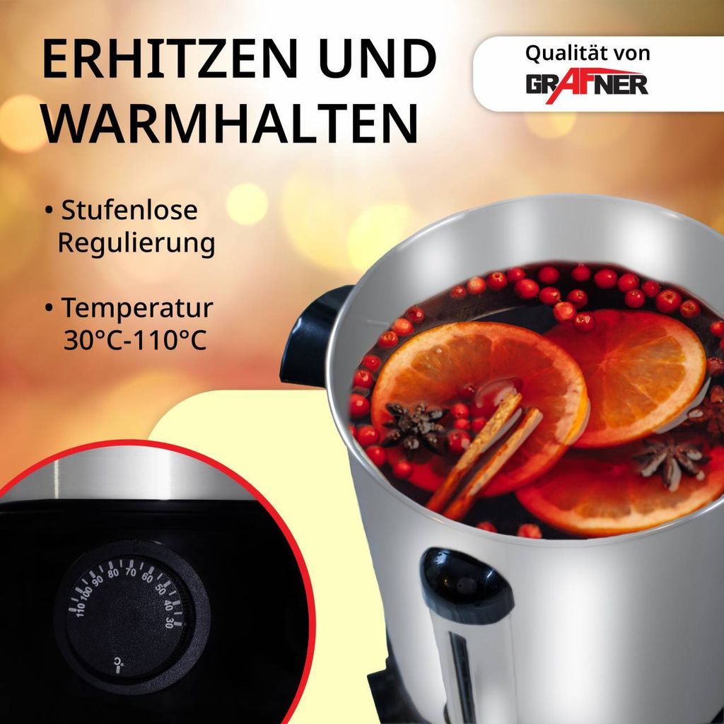 Grafner Heißgetränkeautomat Glühweinkocher Kaufland.de