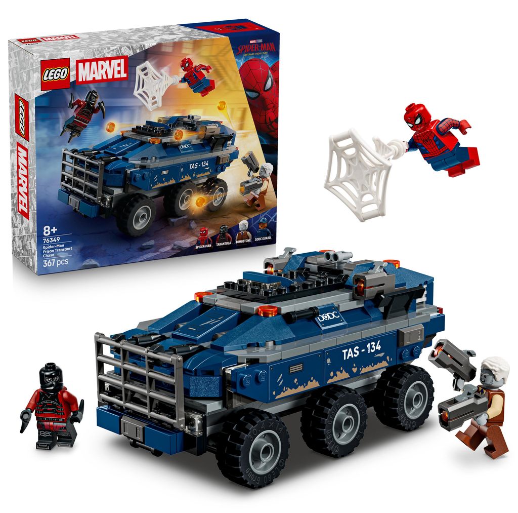 LEGO | Marvel Spider-Man Jagt den Gefängnistransporter - Produktbild 