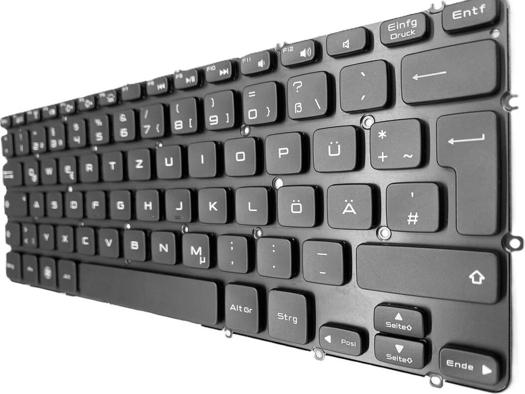DEUTSCHE - Tastatur Keyboard Beleuchtung kompatibel für Dell XPS 13 (3943-0507)