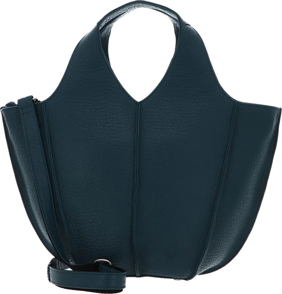 Sac épaule bandoulière pour femme Jela Bag VOi en cuir bleu pétrole