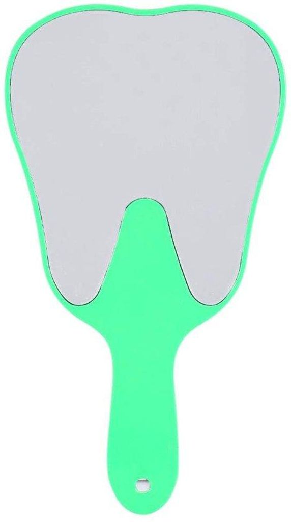 Plastik Reise-Spiegel für Kosmetik, 4 Farben, modisch, praktisch, grün