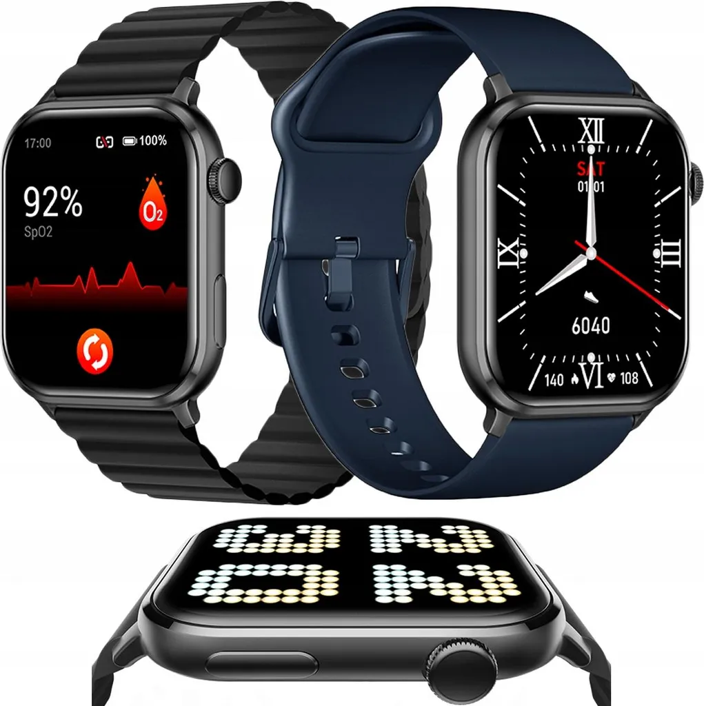 Smartwatch Fitness IMILAB W02 - Suivi Sport et Santé complet Rose