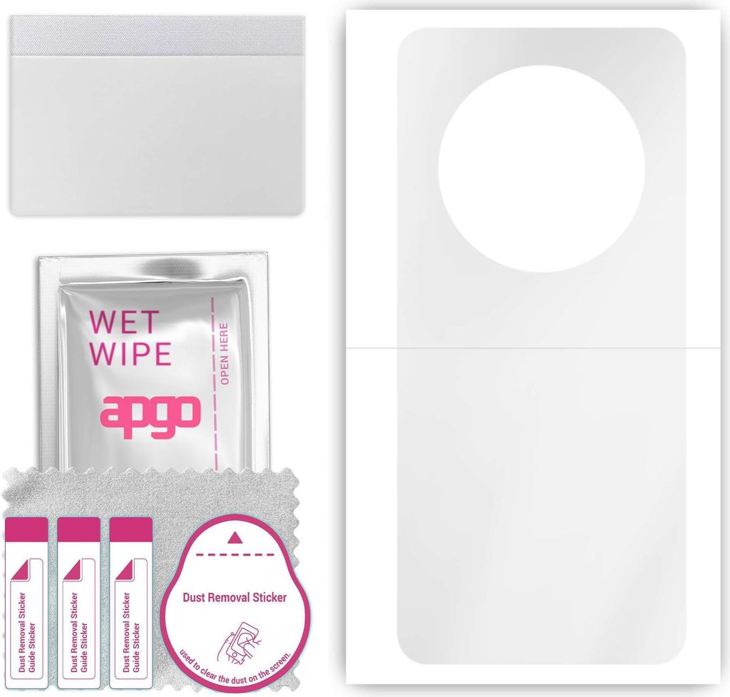 apgo Rückseite Schutzfolie, klar, kompatibel mit Honor Magic4, Hinten Hydrogel-Displayschutzfolie mit Positionierhilfe, kratzfest, einfache Montage