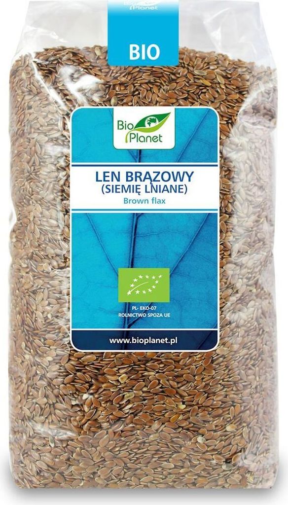 BRAUNER LEIN (LEINSAMEN)  1 kg –  PLANET Produktbild 