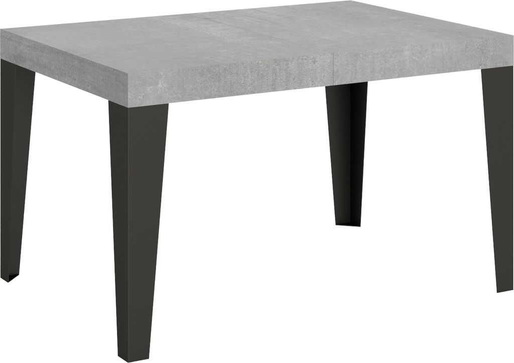 ITAMOBY - Ausziehtisch 130/234x90 cm Flame Zement Tischbeine Anthrazit