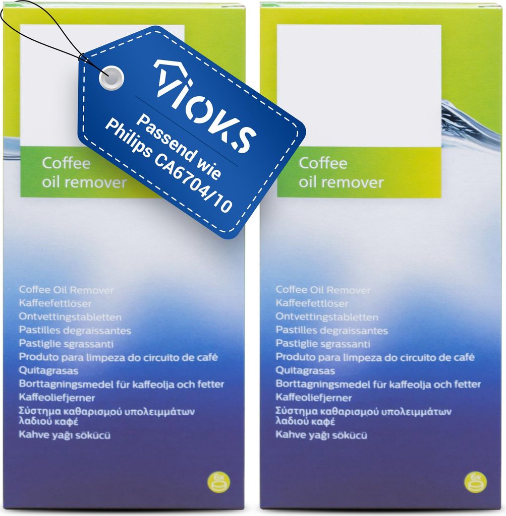 Reinigungstabletten 12 Stk Saeco CA6704/10 Kaffeefettlöser Produktbild 