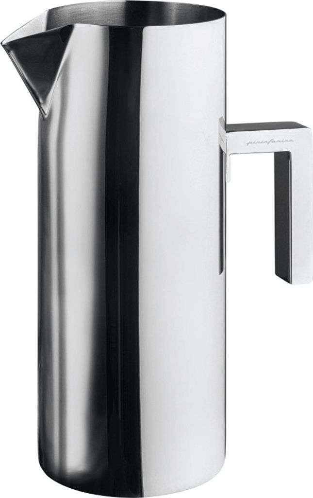 Wasserkrug aus Edelstahl.