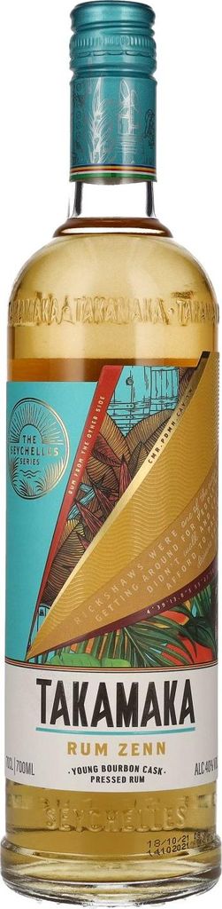 Takamaka Rum Zenn 700ml 40% Vol. Produktbild 