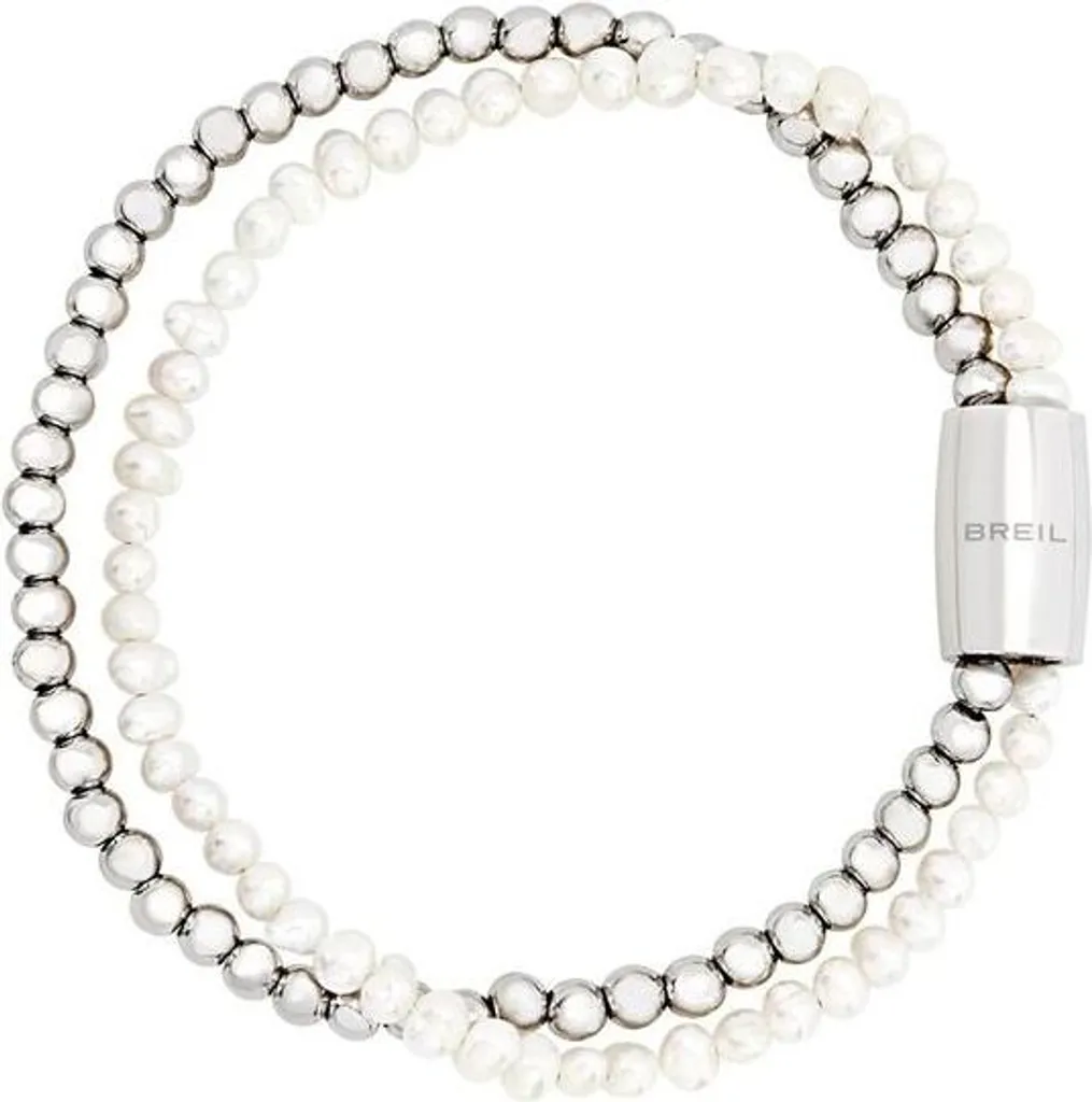 Bracelet Breil TJ3581 femme en acier inoxydable brillant maille souple