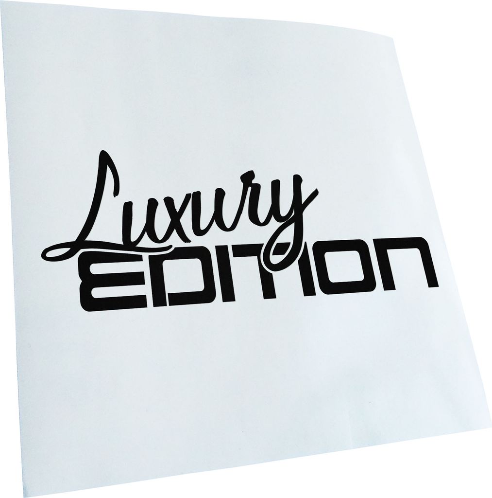 Kiwistar - Autoaufkleber - Luxury Edition - Schwarz - 24x10cm - Aufkleber für Auto, Laptop, Fahrrad, LKW, Motorrad mehrfarbig JDM Decal Racing