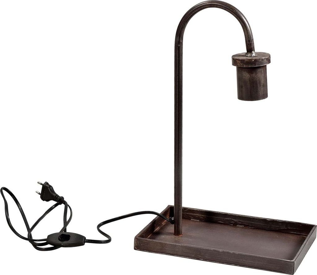 Geborgene Tischlampe für Sideboard oder Vitrine