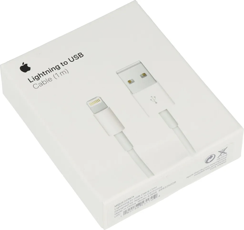 Cavo Lightning Apple MQUE2ZM/A 1m - Bianco Originale per iPhone - 16