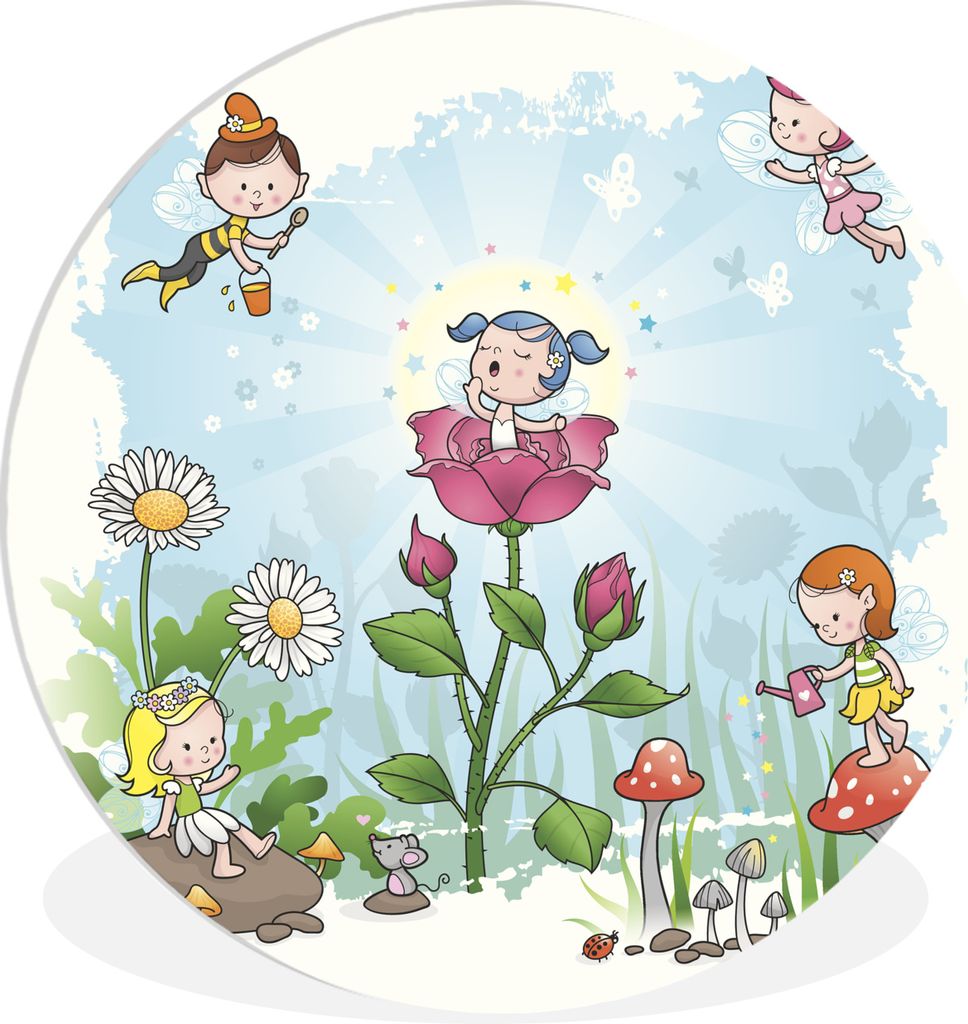 MuchoWow® - Schlafzimmer - Bilder - Der Kreis - Kunst für Produktbild 