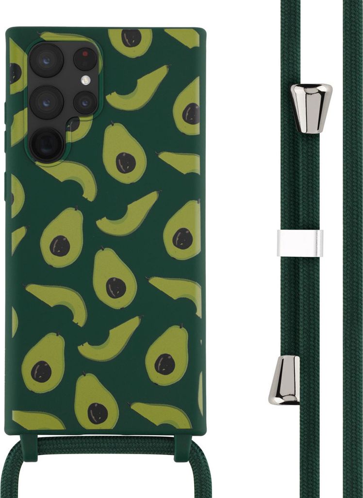 imoshion SilikonHülle design mit Band Samsung Galaxy S22 Ultra - Avocado Green