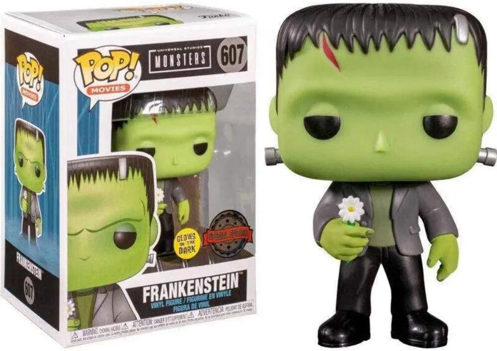 Funko POP Universal Monsters Frankenstein W/Flower GITD 49723 Figurine