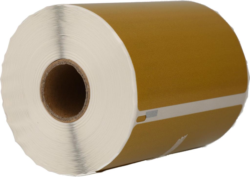 DULA Labels - Kompatibel mit Dymo S0904980 Labels - Gold - Große Versandetiketten - 1 Rolle - 104 x 159 mm - 220 Etiketten pro Rolle