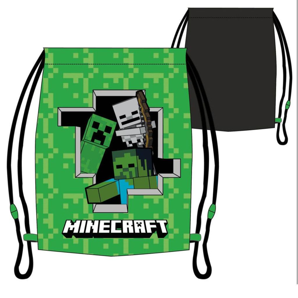Minecraft Creeper sportovní taška na cvičení 37 cm Obrázek produktu 