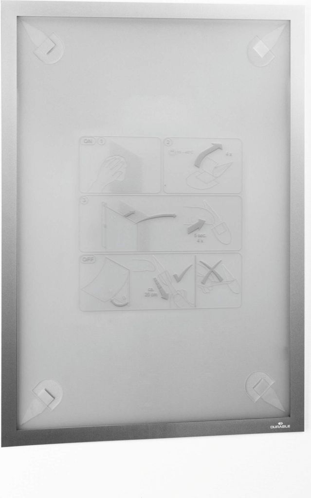DURABLE Inforáme?ek DURAFRAME® WALLPAPER A3, st?íbrná, Obrázek produktu 