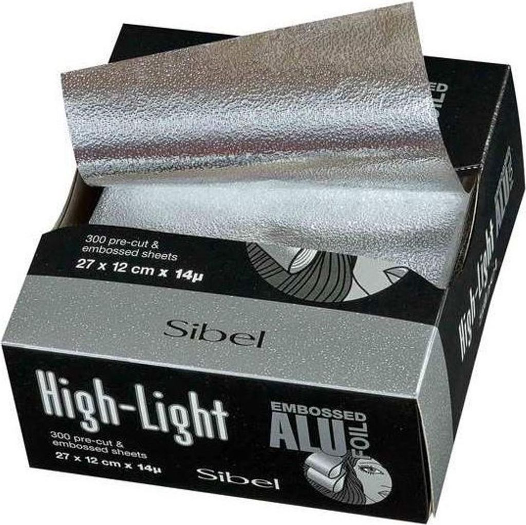 Sibel Precut Embossed Aluminium Sheets 300st 27x12cm Produktbild 