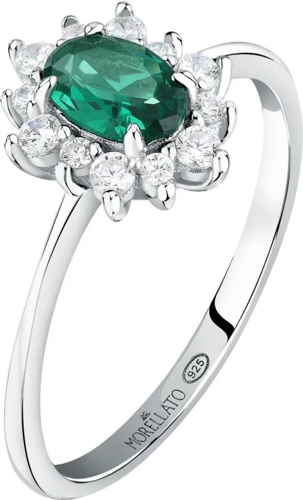 Bague de soirée en argent et zirconia Tesori SAIW1550 - Circonf. 56 mm