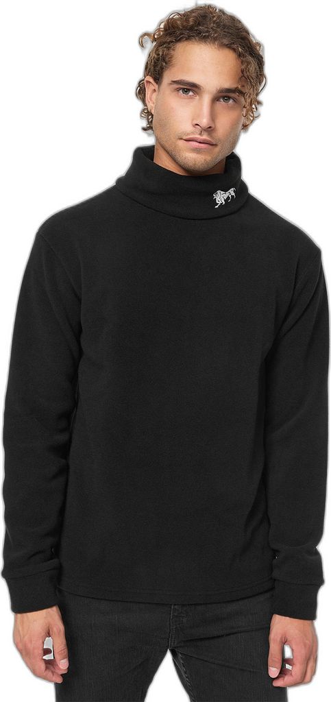 Herren Rollkragenpullover normale Passform CURDWORTH Black/White XXL Lonsdale