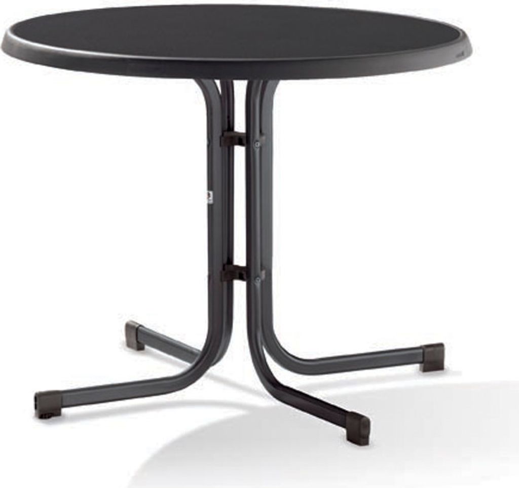 SIEGER 209/G Table 86 cm gris gris fer (piètement Image du produit 