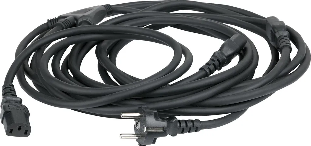 DAP Splitter IEC 3-way 5m MKII - Évitez les multiprises fragiles sur scène