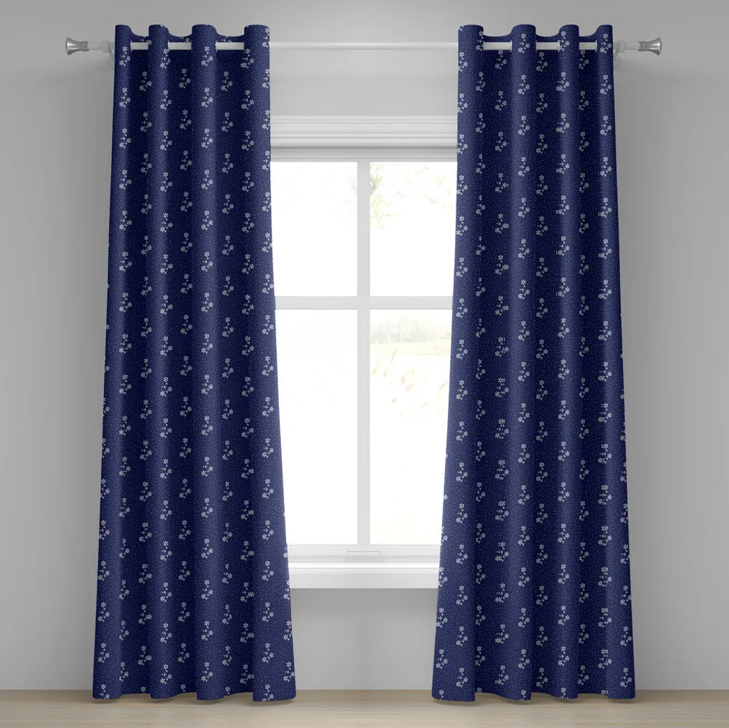 Tenda Satinata ABAKUHAUS Navy Blue 280x245cm - Alta Definizione