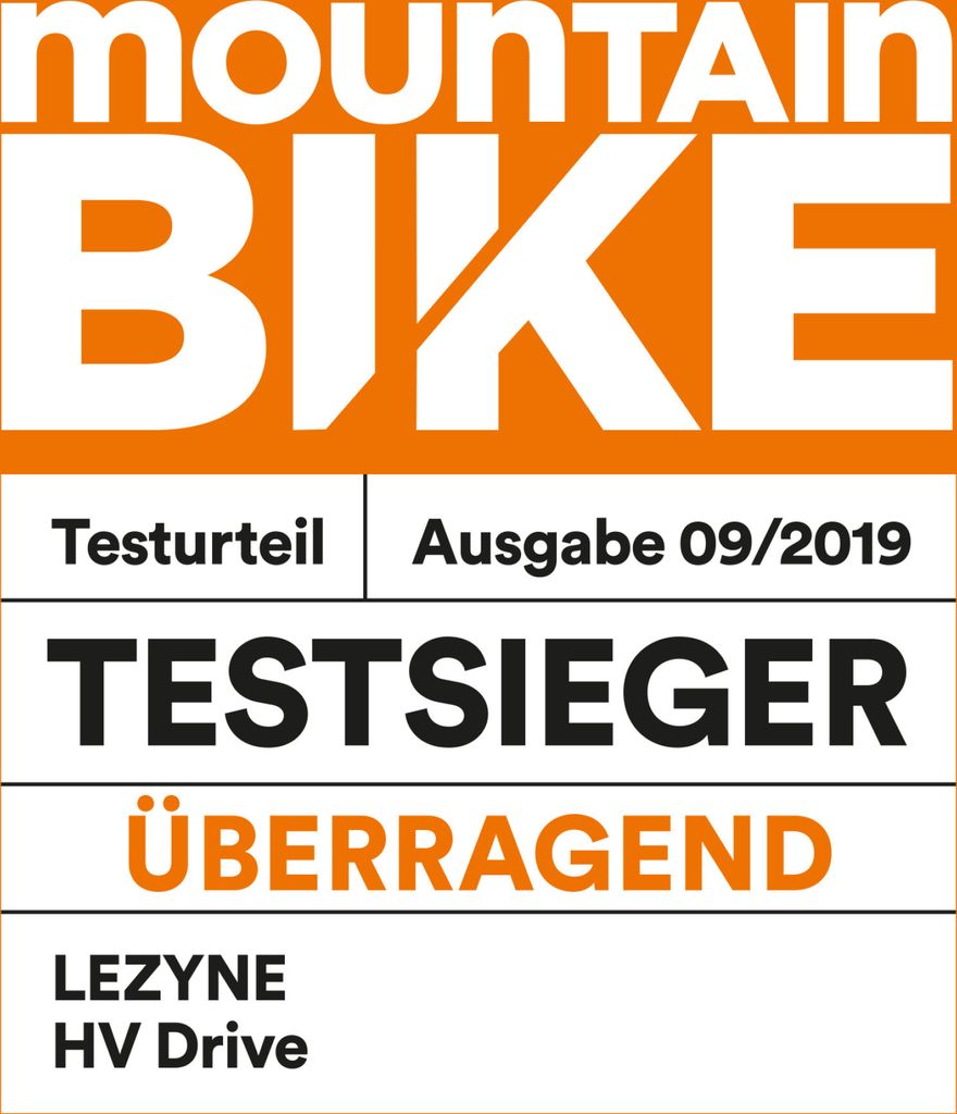 Lezyne HV Drive Blue Mini-Fahrradpumpe