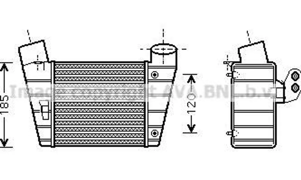 Acquista Radiatore Turbo AVA AI4208 Compatibile Audi A3 e Leon 1.8